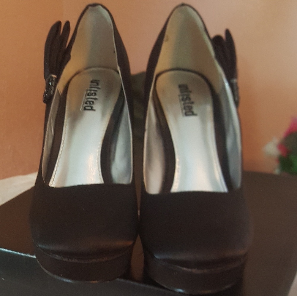 Satin material Heels